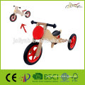 2-in-1 Bikes Wooden Tricycles for Kids Walking Training Walker